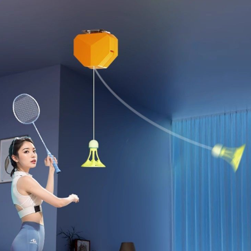 Sports Equipment For Badminton - 조절 가능한 리바운드 배드민턴 트레이너, 싱글