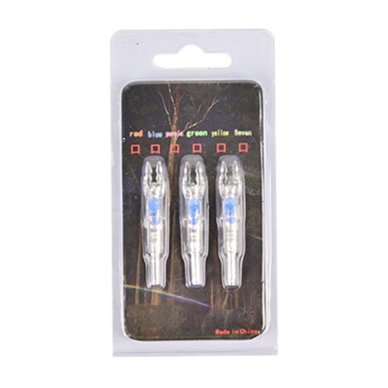 Archery Target Face - 3Pcs 화살표 꼬리 LED 발광 조명