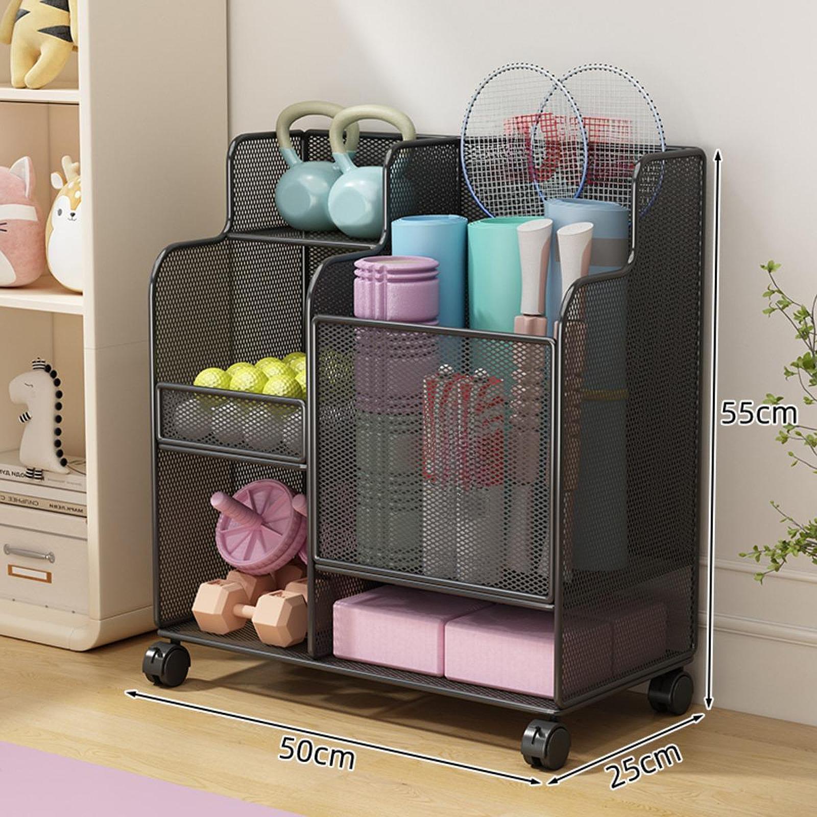 바퀴 달린 대용량 스포츠 용품 보관 랙, 요가 용품,  - Sports Equipment Storage Rack 리뷰 및 가격