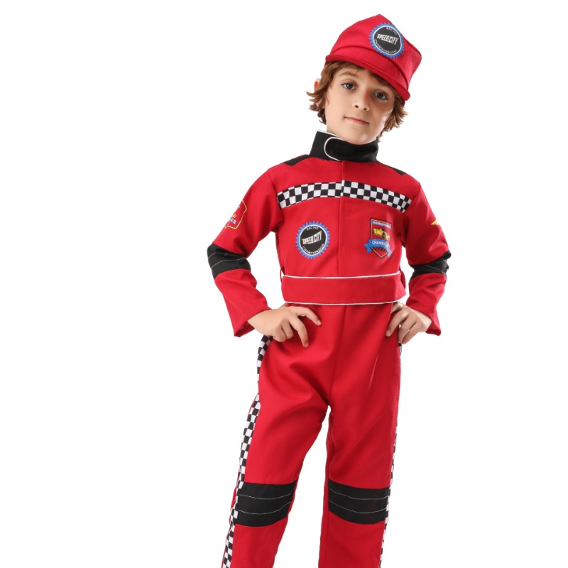 소년 레드 레이서 코스프레 의상 할로윈 역할 놀이 레이 - Sports Equipment For Boys 리뷰 및 가격