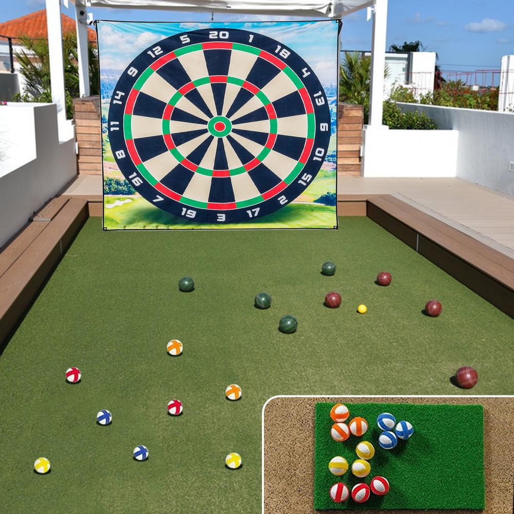 휴대용 골프 매트 골프 치핑 게임 세트 (공 16개,  - Spike Ball Game 리뷰 및 가격