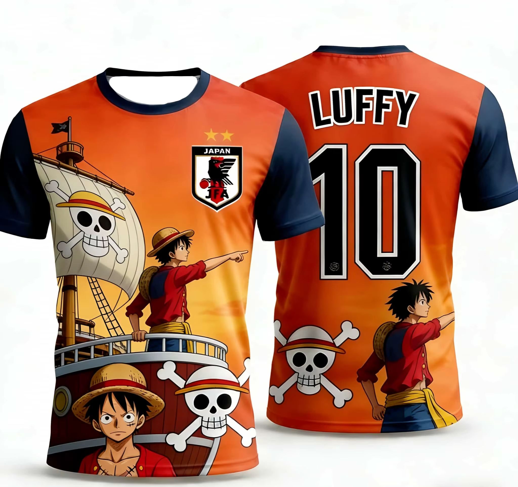 원피스 루피 애니메이션 콜라보 어린이용 축구 유니폼 ( - Sports Equipment For Boys 리뷰 및 가격